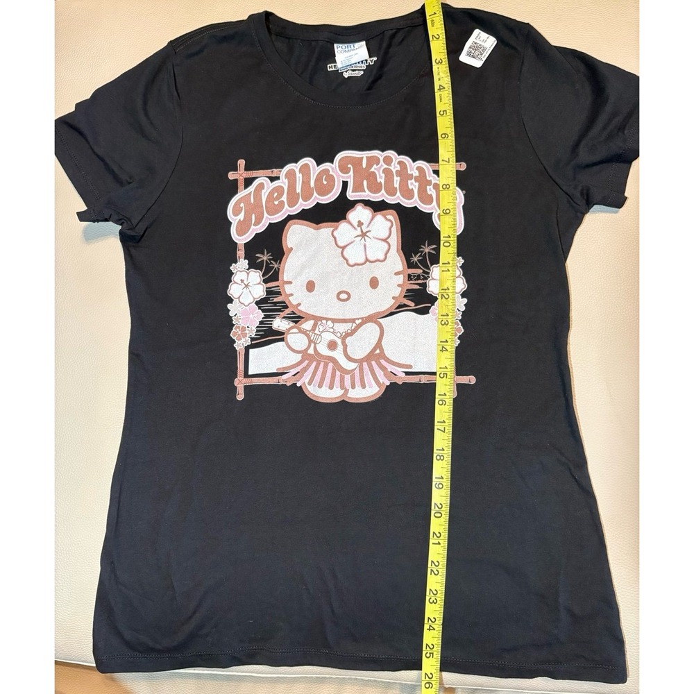 Women's size small black Hello Kitty short sleeve T-Shirt. NEW.